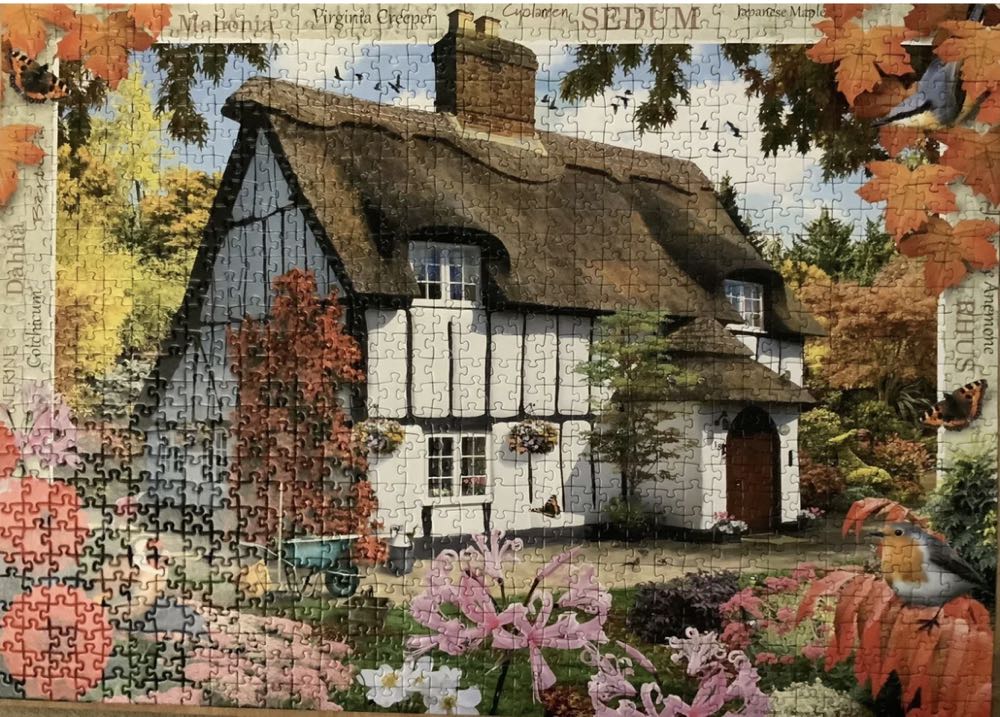 Country Cottage No. 10 - Sedum Cottage - Ravensburger puzzle collectible [Barcode 4005556196517] - Main Image 2