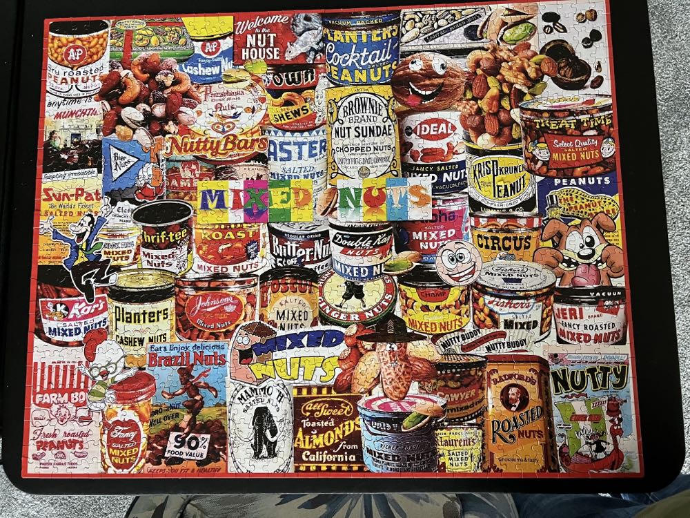 Mixed Nuts - White Mountain Puzzles puzzle collectible [Barcode 724819264353] - Main Image 4
