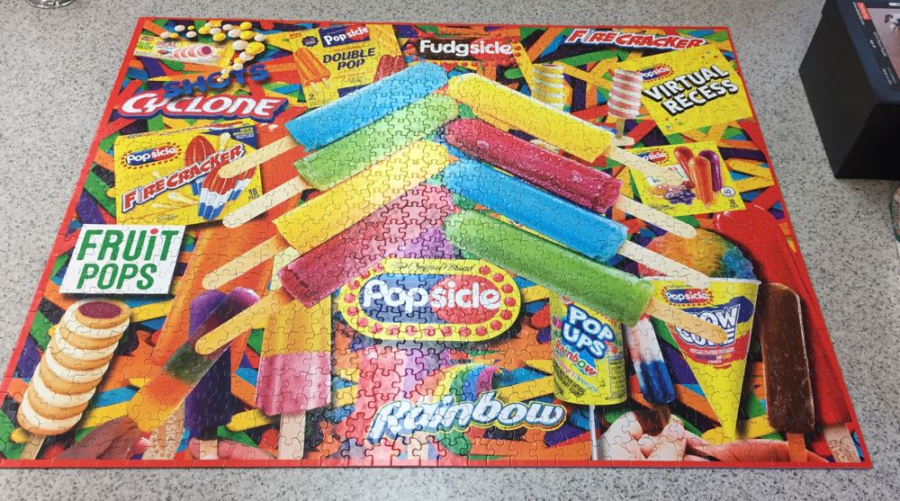 Popsicle- Nib - White Mountain puzzle collectible [Barcode 724819264308] - Main Image 3