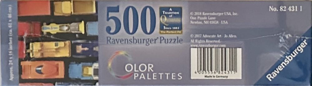 Color Palettes - Matchbox Cars - Ravensburger puzzle collectible [Barcode 4005556824311] - Main Image 3