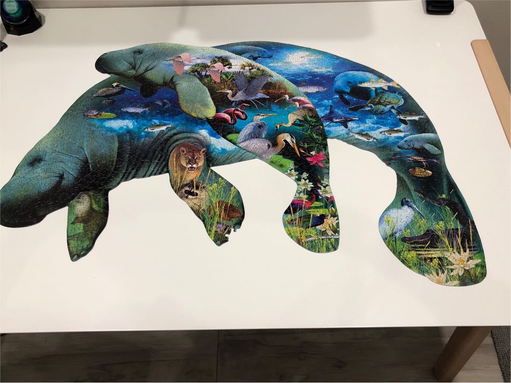 Manatees - SunsOut 🇺🇸 puzzle collectible [Barcode 796780902657] - Main Image 2
