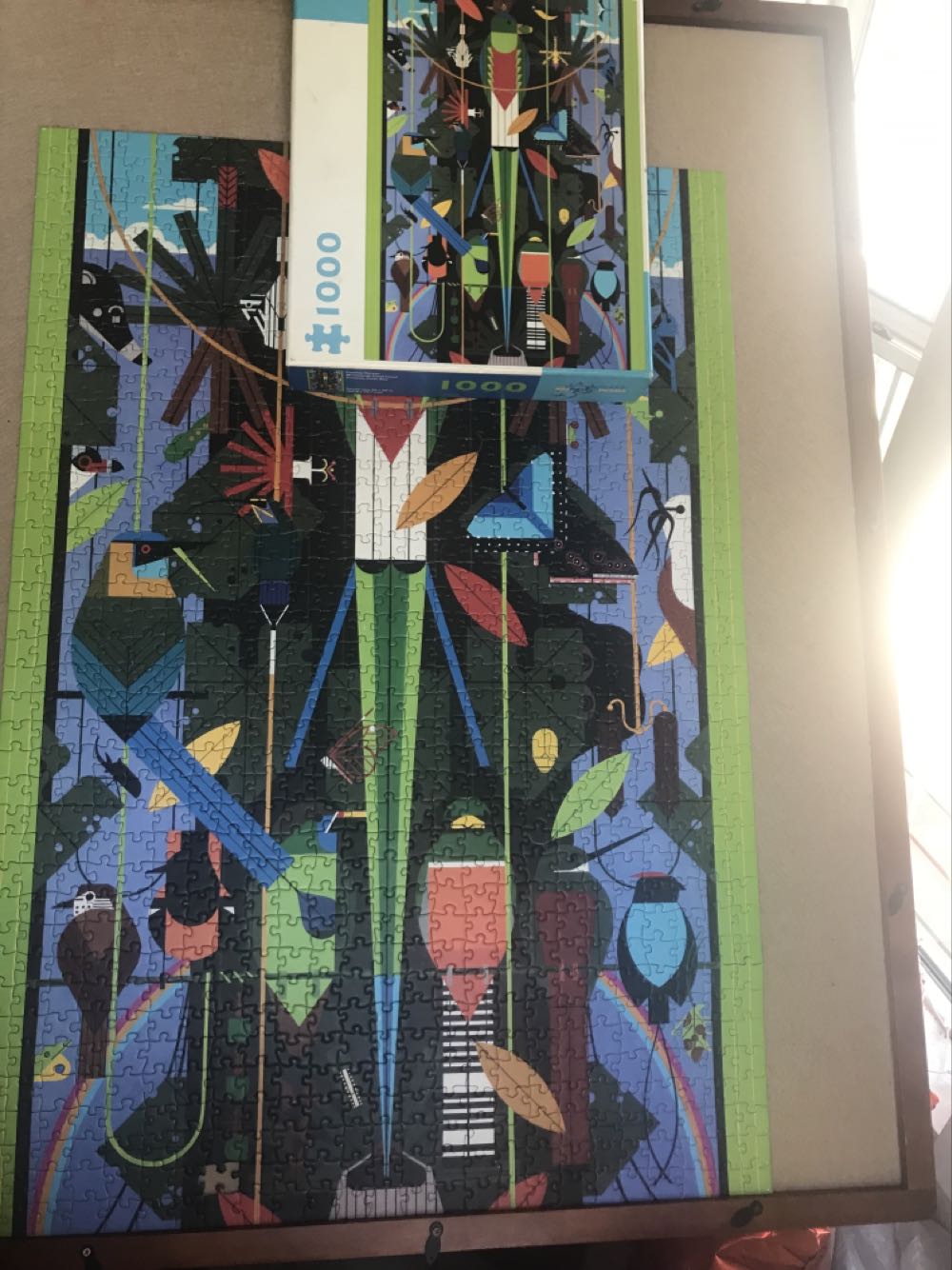 Charley Harper- Monteverde - Pomegranate puzzle collectible [Barcode 9780764958076] - Main Image 2