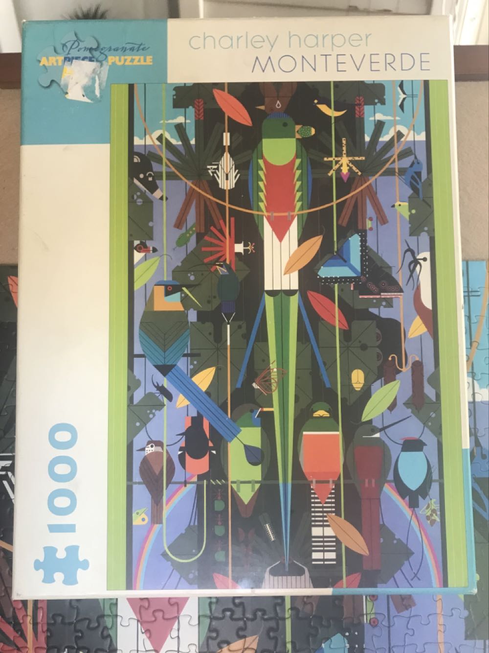 Charley Harper- Monteverde - Pomegranate puzzle collectible [Barcode 9780764958076] - Main Image 3
