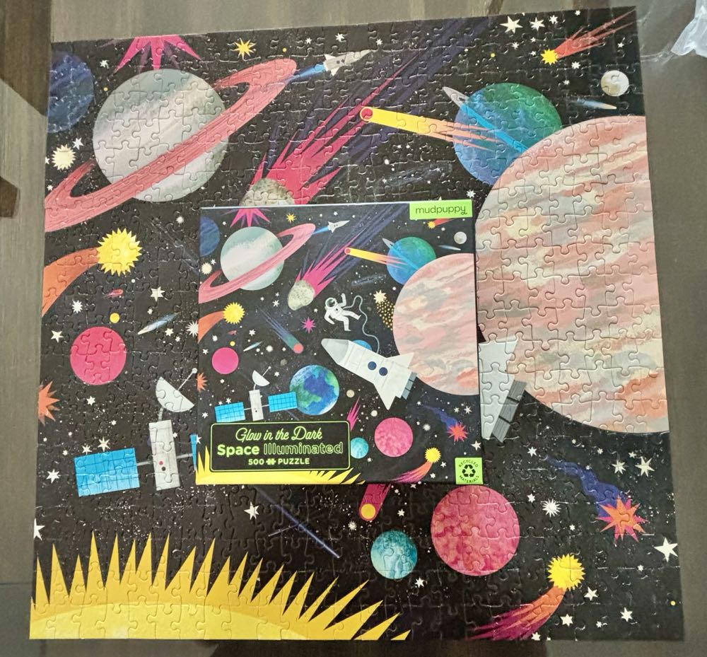 Space Illuminated - Mudpuppy puzzle collectible [Barcode 9780735361003] - Main Image 3