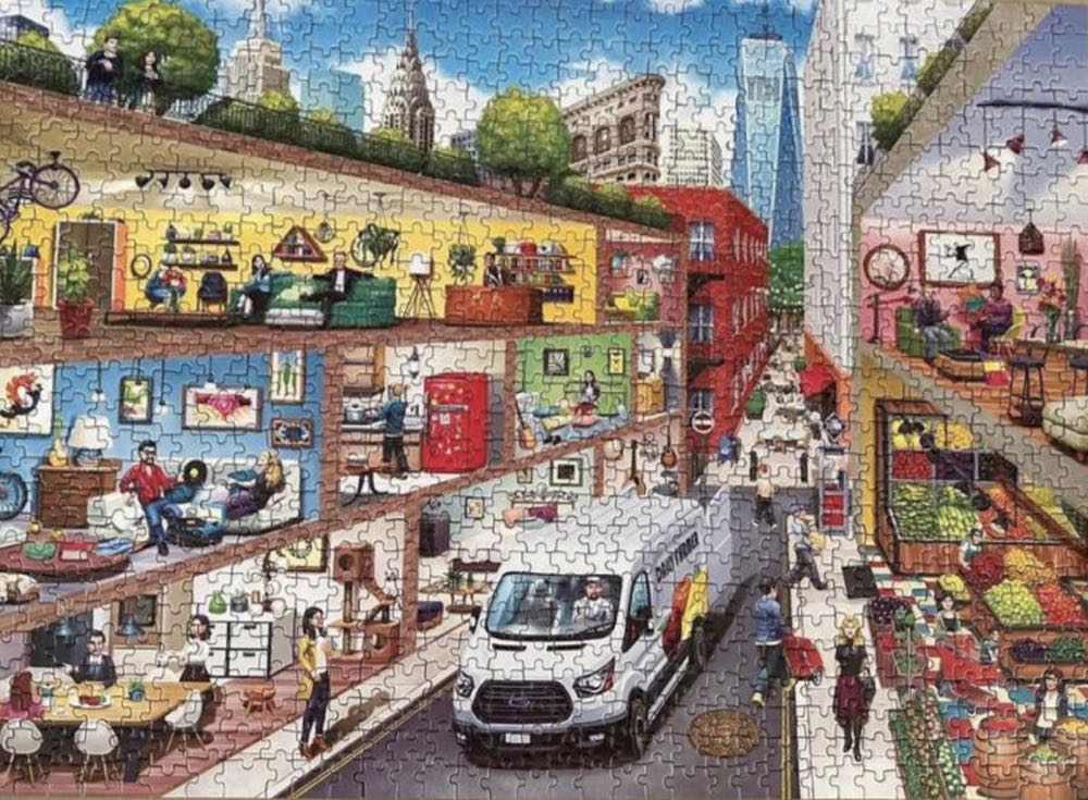 City Living - Master Pieces puzzle collectible [Barcode 705988719103] - Main Image 3