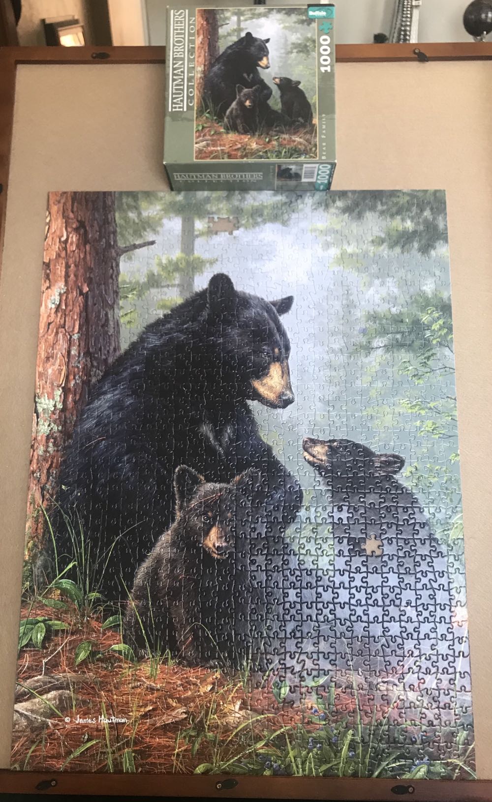 Bear Family - Buffalo puzzle collectible [Barcode 079346011384] - Main Image 3