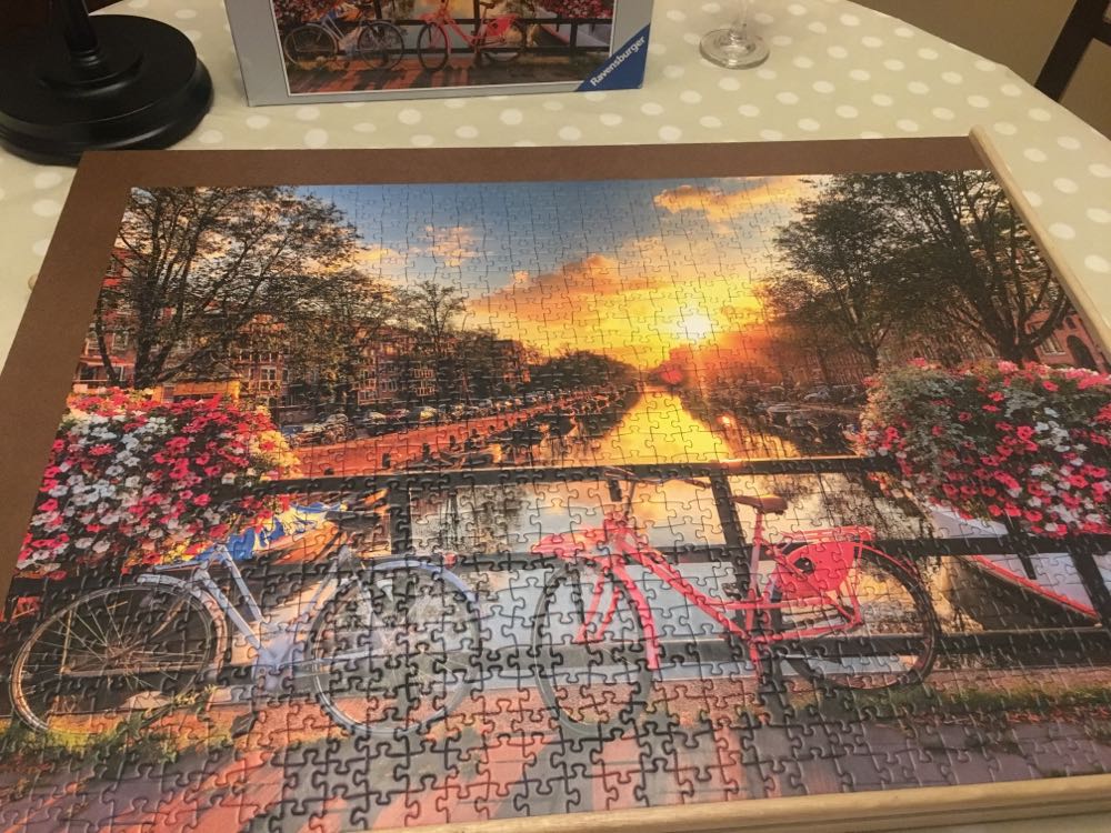 Bicycles In Amsterdam 🚲🇳🇱 - Ravensburger puzzle collectible [Barcode 4005556824564] - Main Image 2