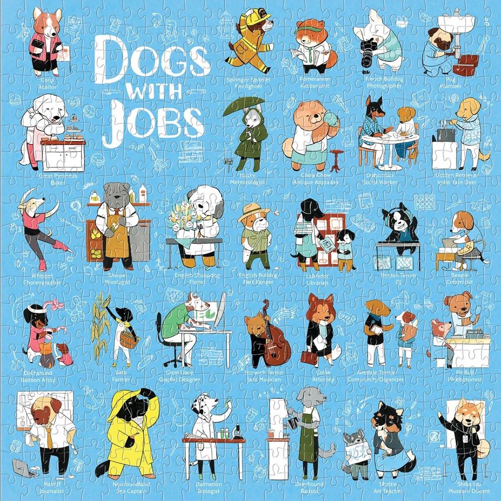 Galison—Dogs With Jobs - Galison puzzle collectible [Barcode 9780735364820] - Main Image 2