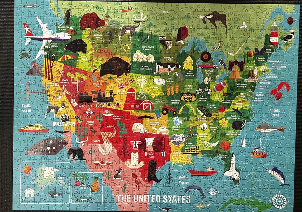 The United States - Mudpuppy puzzle collectible [Barcode 9780735353244] - Main Image 4