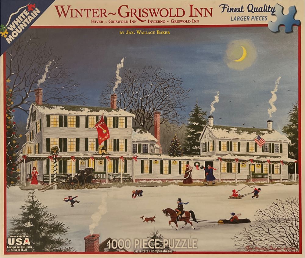 Griswold Inn - White Mountain puzzle collectible [Barcode 724819258215] - Main Image 3