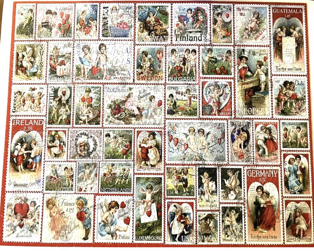 Valentine Piece White Mountain S Be My Valentine Jigsaw White - White Mountain Puzzles puzzle collectible [Barcode 724819260492] - Main Image 2