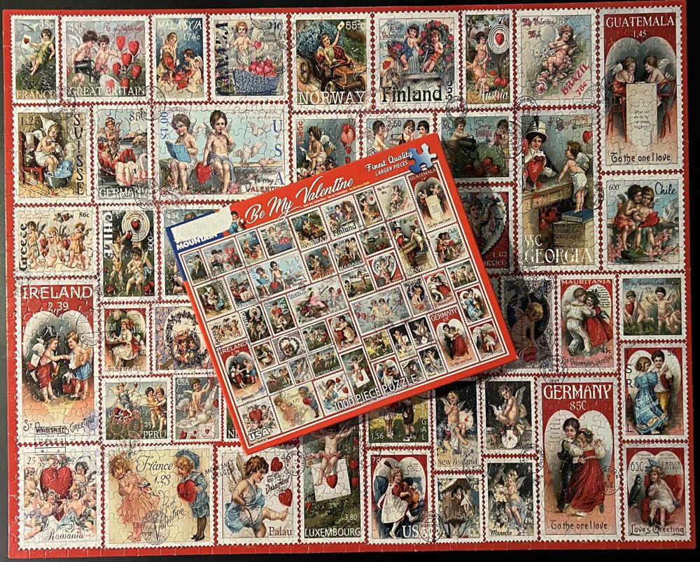 Valentine Piece White Mountain S Be My Valentine Jigsaw White - White Mountain Puzzles puzzle collectible [Barcode 724819260492] - Main Image 4