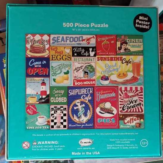 Vintage Signs - ReMarks puzzle collectible [Barcode 681410192358] - Main Image 2