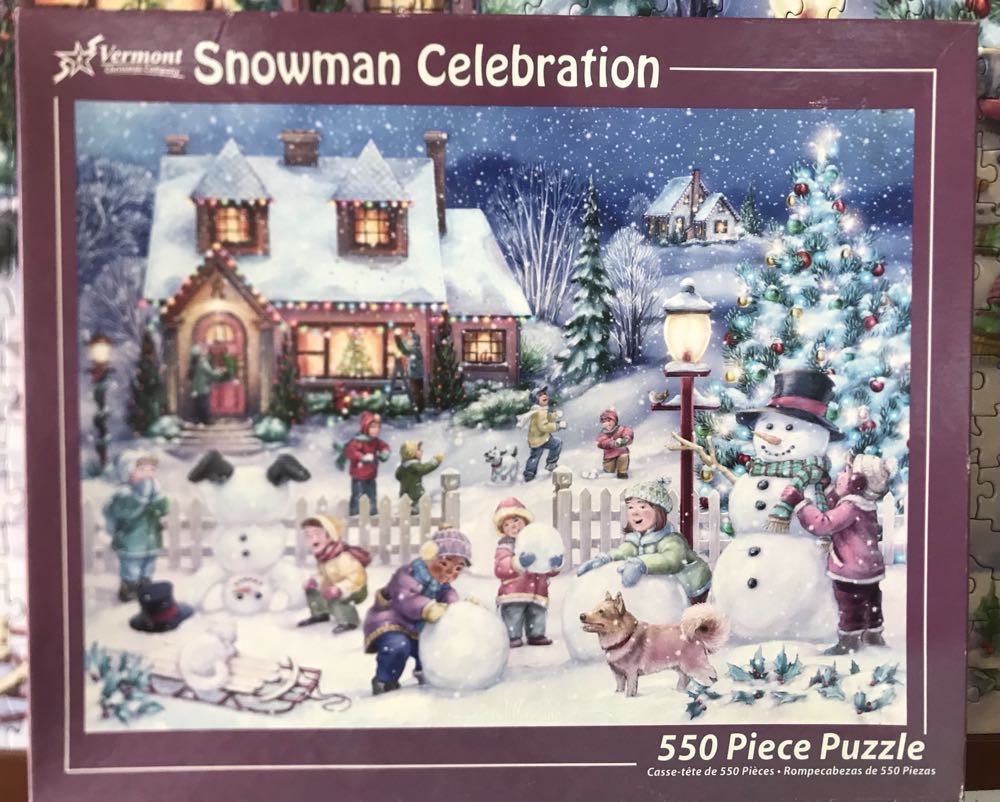 Snowman Celebration - Vermont CC puzzle collectible [Barcode 871241009233] - Main Image 2
