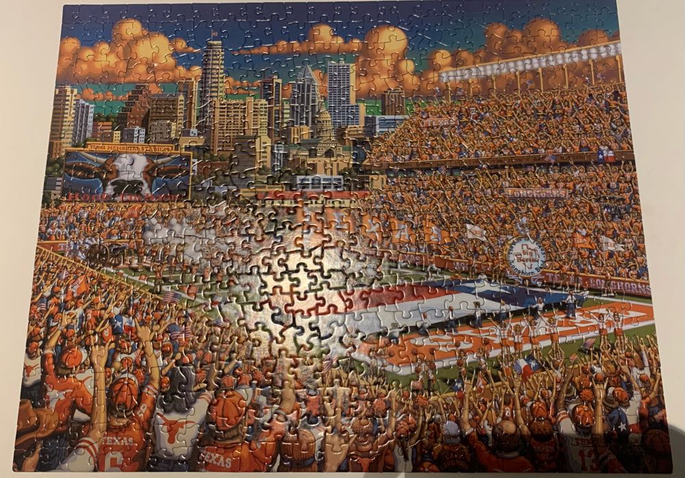 Texas Longhorns - Dowdle puzzle collectible [Barcode 671095202558] - Main Image 2