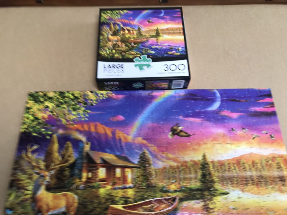 Lakeside Cabin - Swap01 - Buffalo puzzle collectible [Barcode 079346025350] - Main Image 2