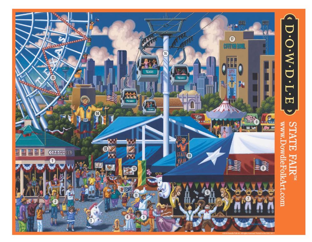 State Fair 💎 - Dowdle puzzle collectible [Barcode 671095202015] - Main Image 3