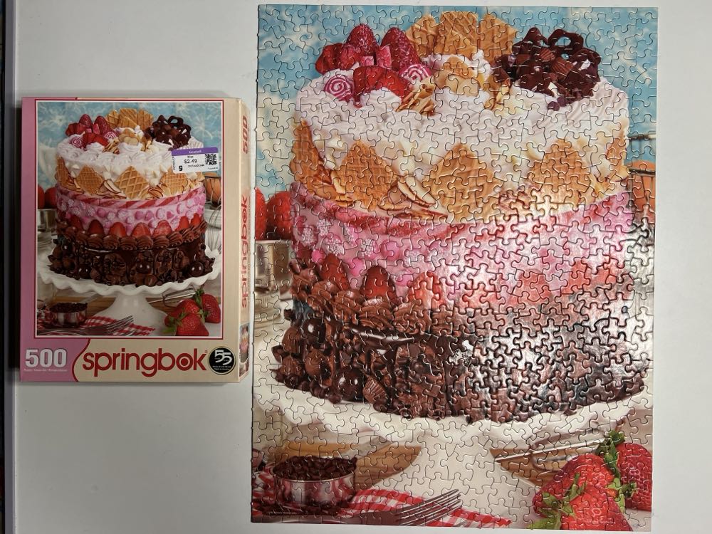 Icing on the Cake - Springbok puzzle collectible [Barcode 091683015344] - Main Image 2