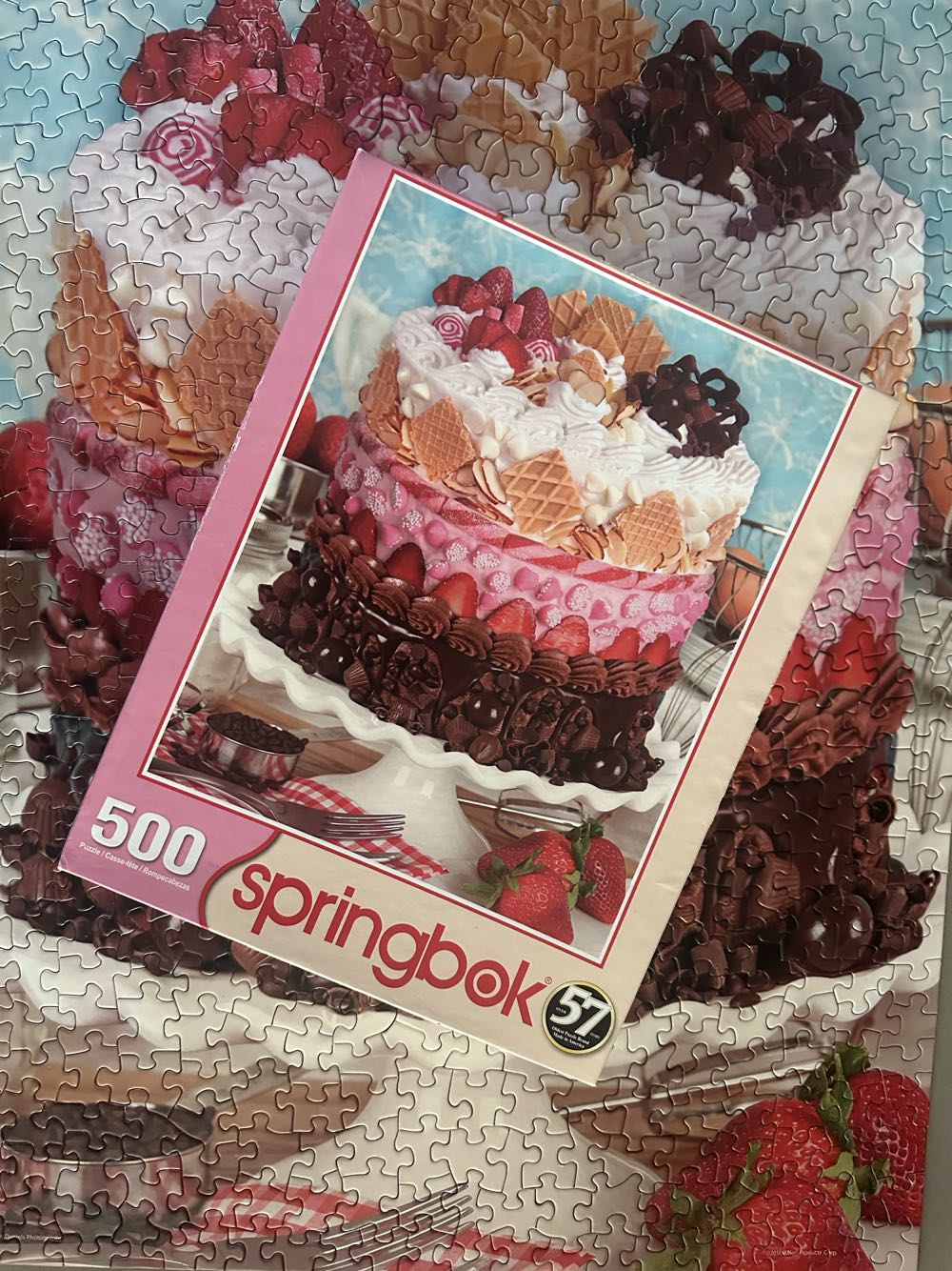 Icing on the Cake - Springbok puzzle collectible [Barcode 091683015344] - Main Image 3