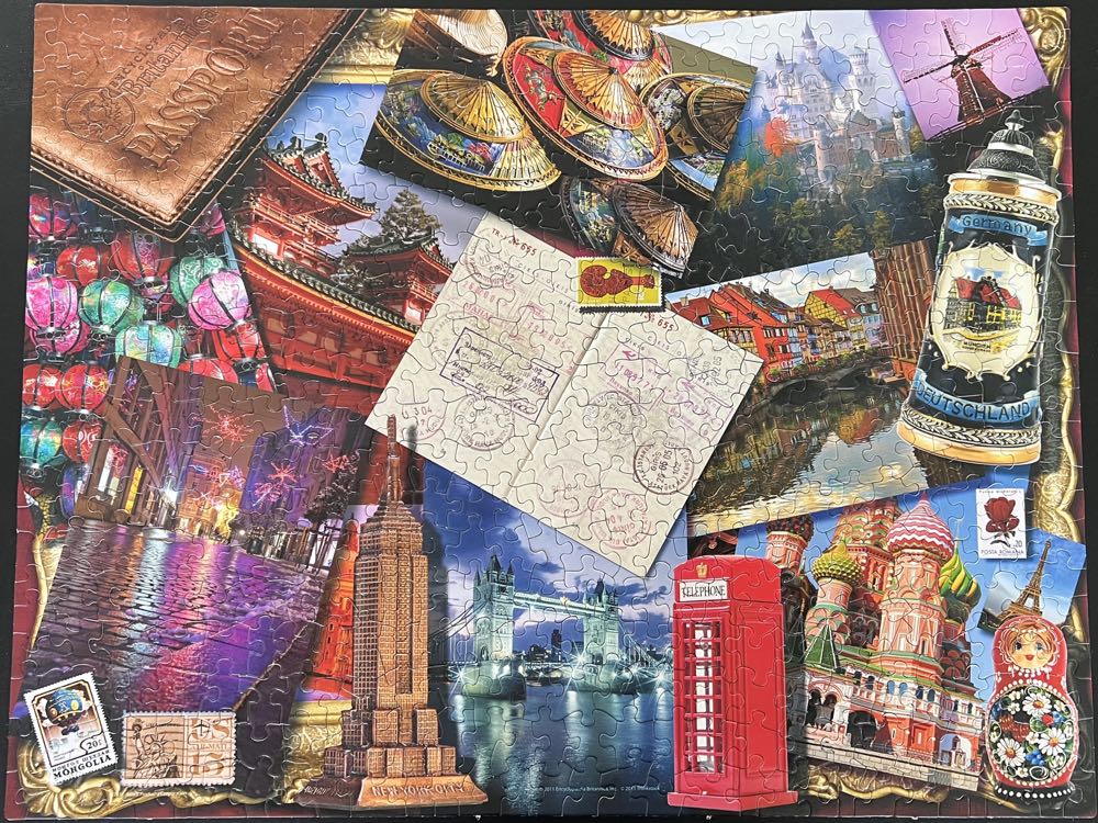 World Traveler - Springbok puzzle collectible [Barcode 091683014699] - Main Image 2