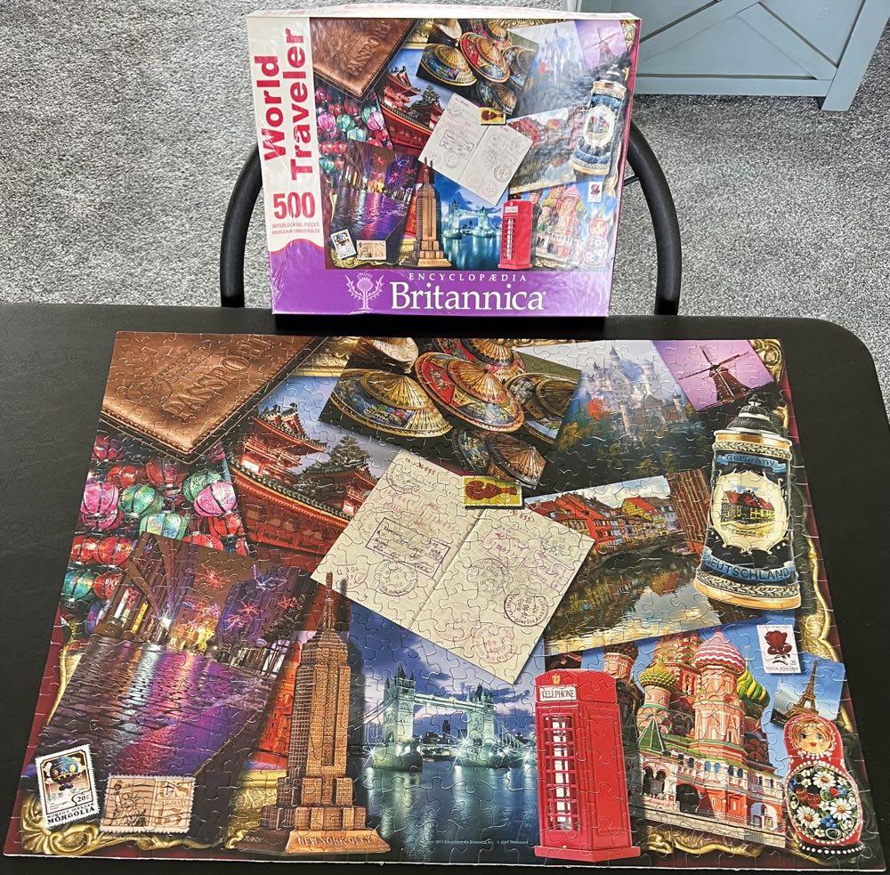 World Traveler - Springbok puzzle collectible [Barcode 091683014699] - Main Image 3