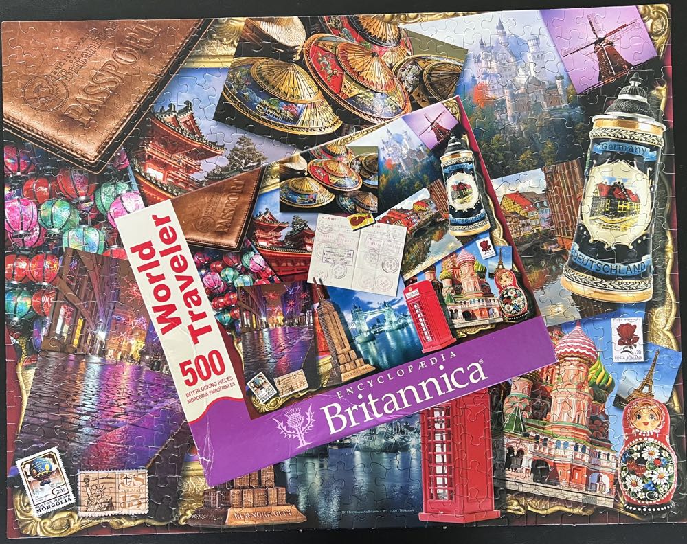 World Traveler - Springbok puzzle collectible [Barcode 091683014699] - Main Image 4