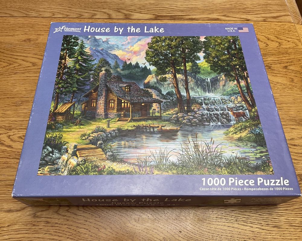 House By The Lake - Vermont Christmas Company 🇺🇸 puzzle collectible [Barcode 819273020611] - Main Image 2