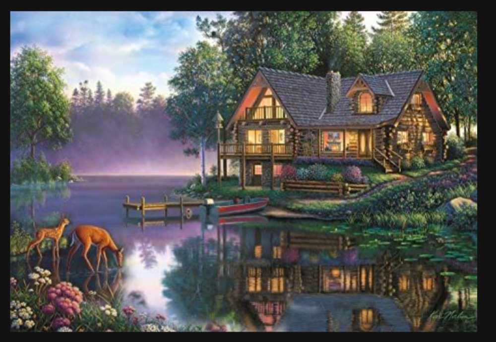 Cabin Fever - Buffalo Games puzzle collectible [Barcode 079346020478] - Main Image 2