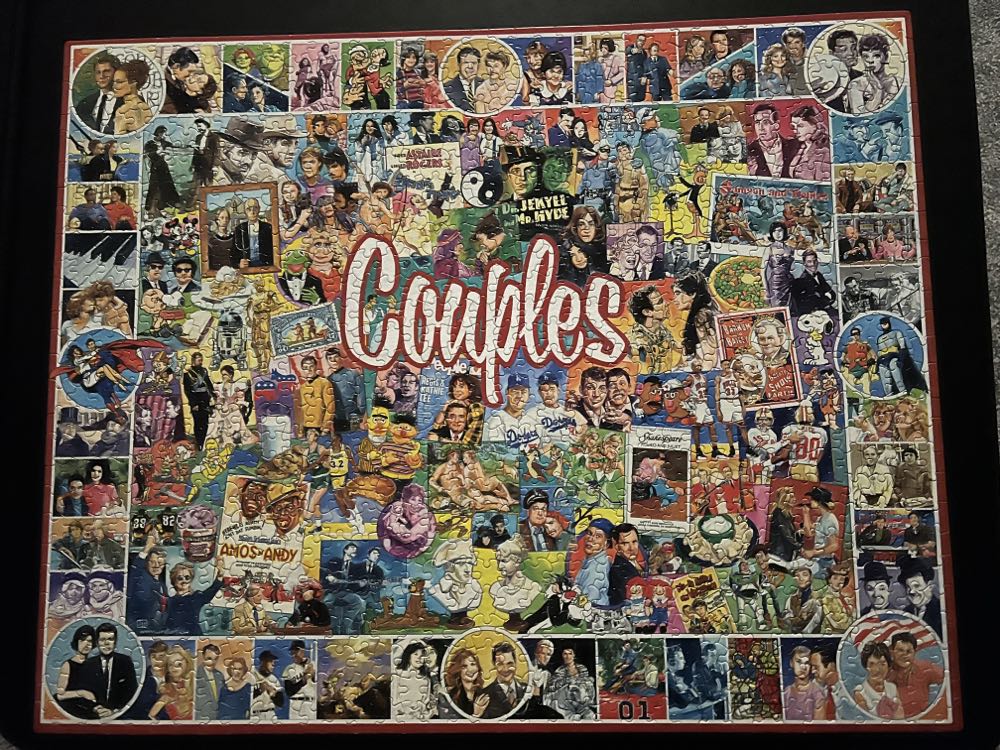 Couples - White Mountain Puzzles puzzle collectible [Barcode 724819254798] - Main Image 2