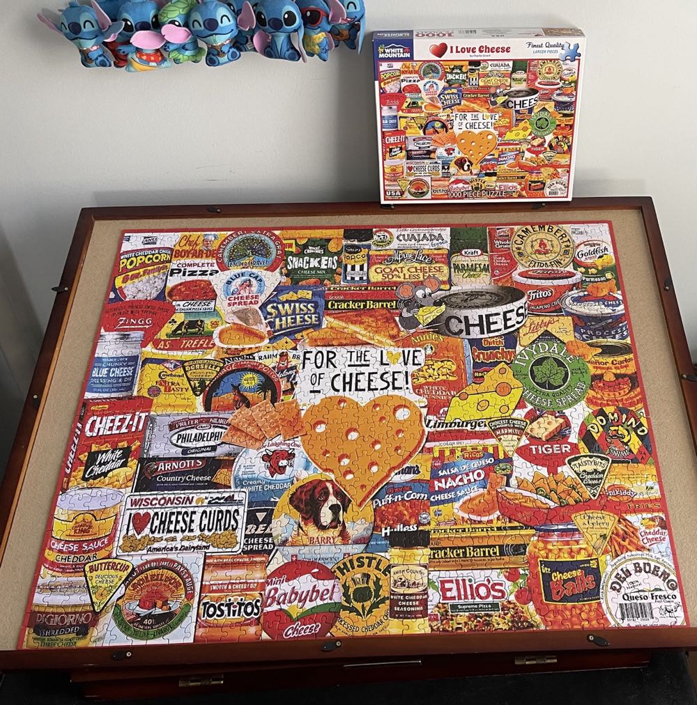 I Love Cheese - White Mountain puzzle collectible [Barcode 724819264452] - Main Image 2