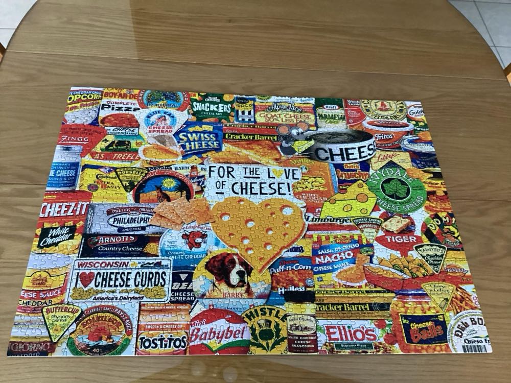 I Love Cheese - White Mountain puzzle collectible [Barcode 724819264452] - Main Image 3