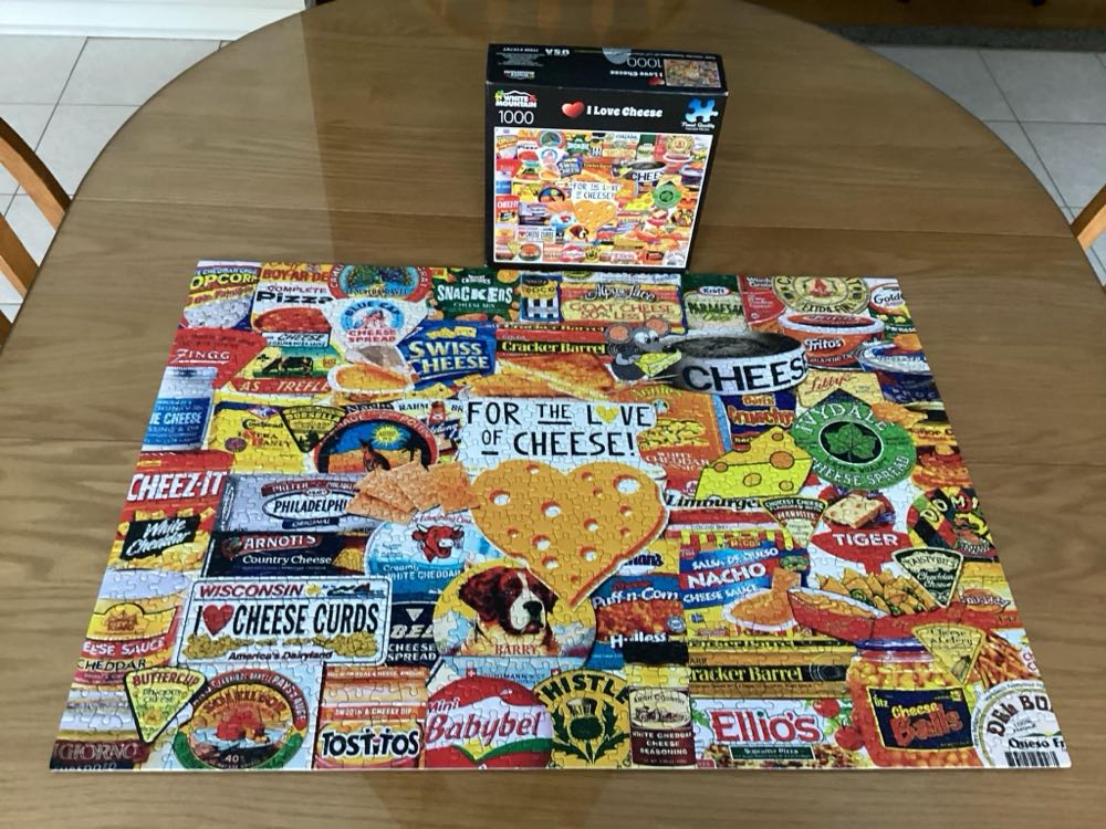 I Love Cheese - White Mountain puzzle collectible [Barcode 724819264452] - Main Image 4
