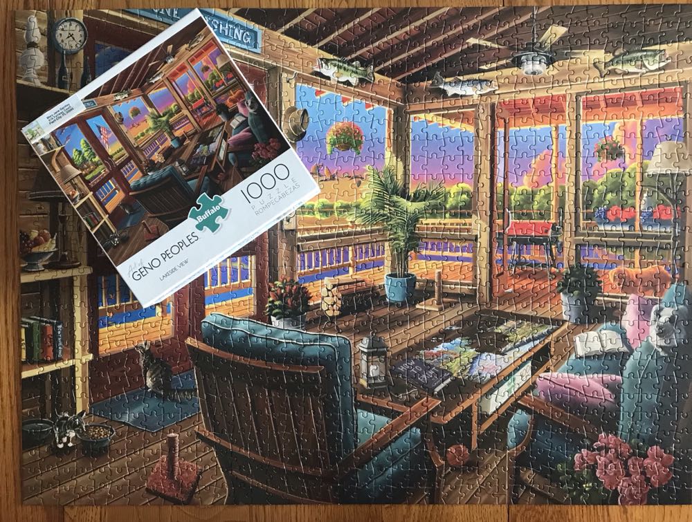 Lakeside View - Buffalo Games puzzle collectible [Barcode 079346112029] - Main Image 3