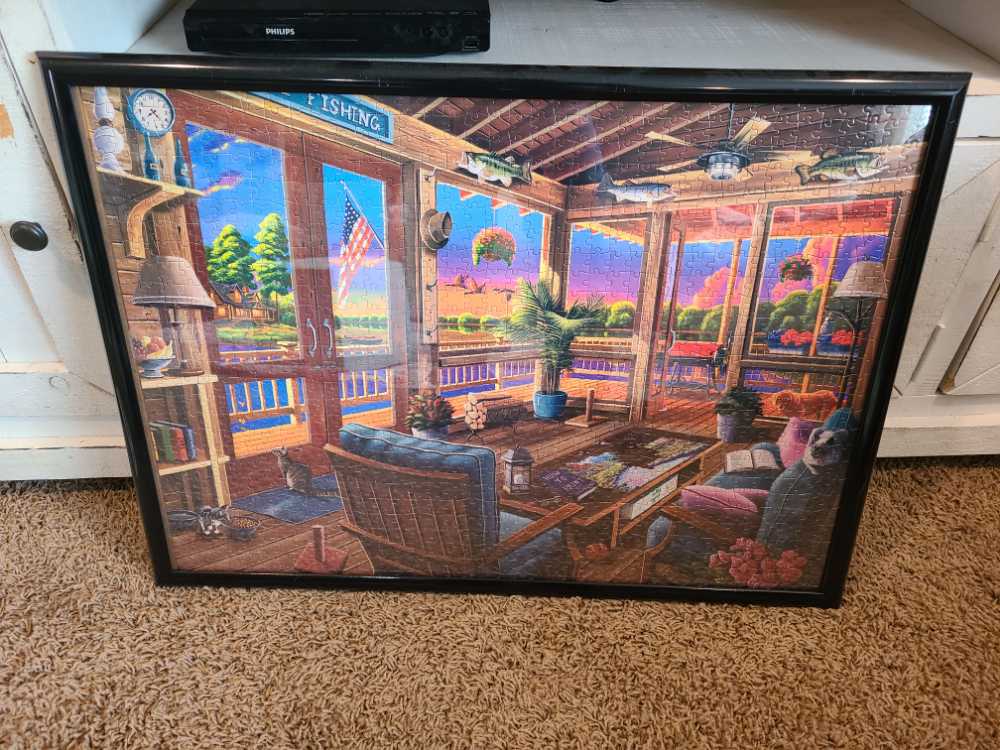 Lakeside View - Buffalo Games puzzle collectible [Barcode 079346112029] - Main Image 4