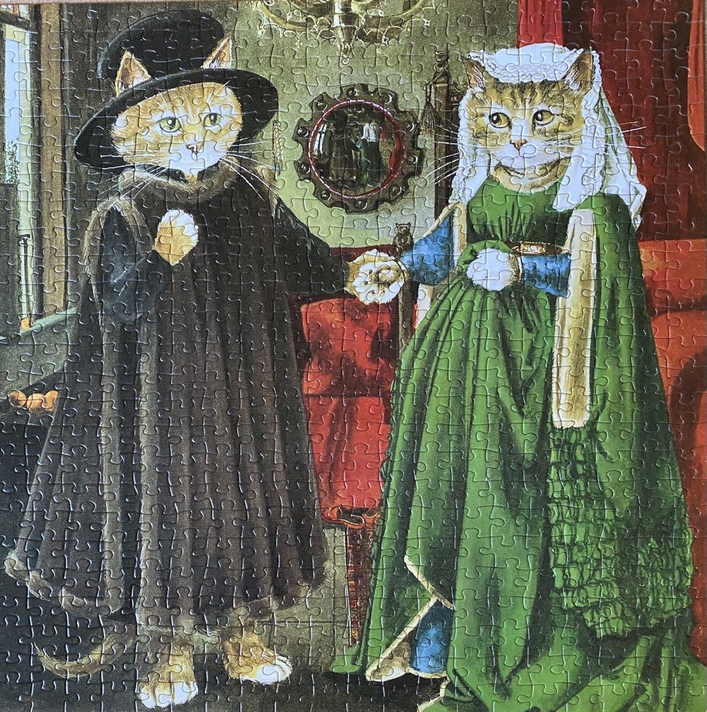 The Arnolfini Marriage - Galison puzzle collectible [Barcode 9780735367555] - Main Image 2