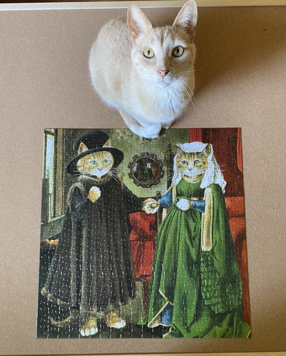 The Arnolfini Marriage - Galison puzzle collectible [Barcode 9780735367555] - Main Image 3