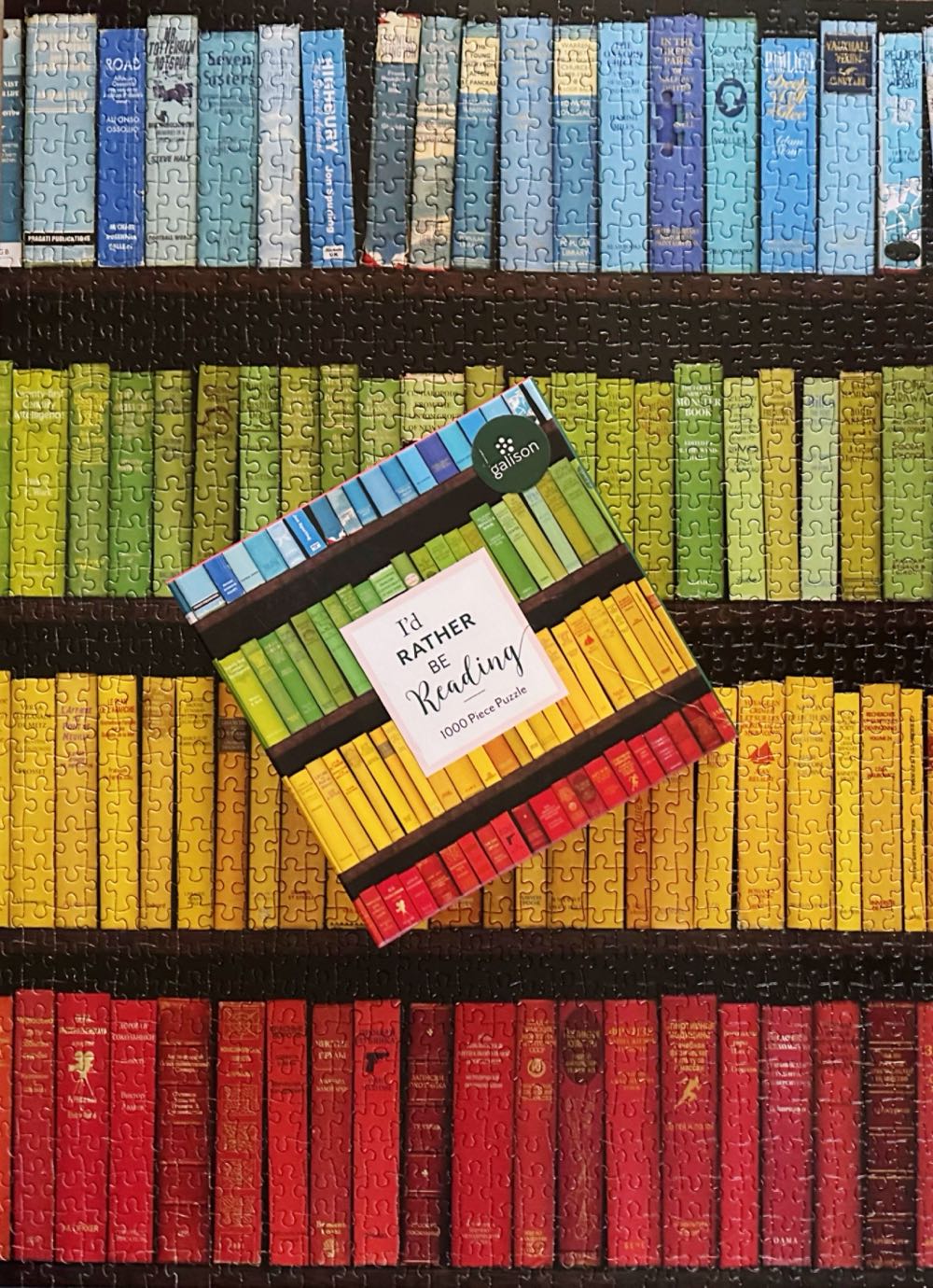 I’d Rather Be Reading - Galison puzzle collectible [Barcode 9780735360532] - Main Image 3