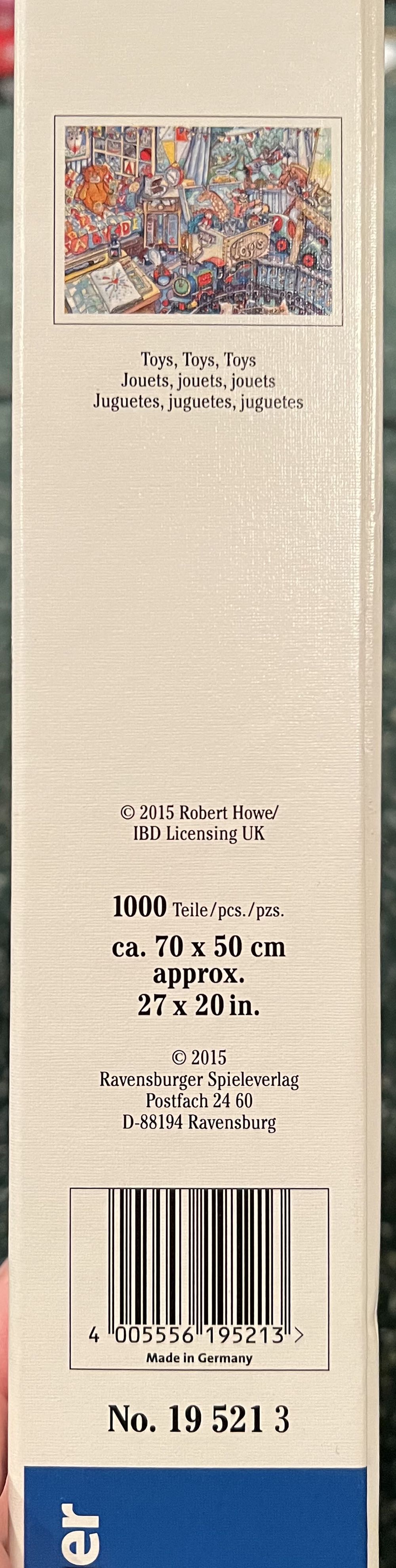 Toys, Toys, Toys - Ravensburger puzzle collectible [Barcode 4005556195213] - Main Image 4