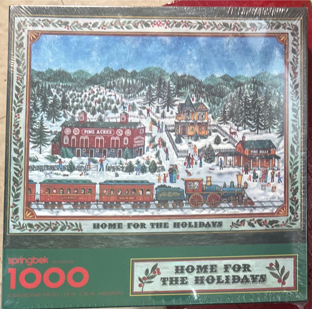 Home For The Holidays - Springbok puzzle collectible - Main Image 2