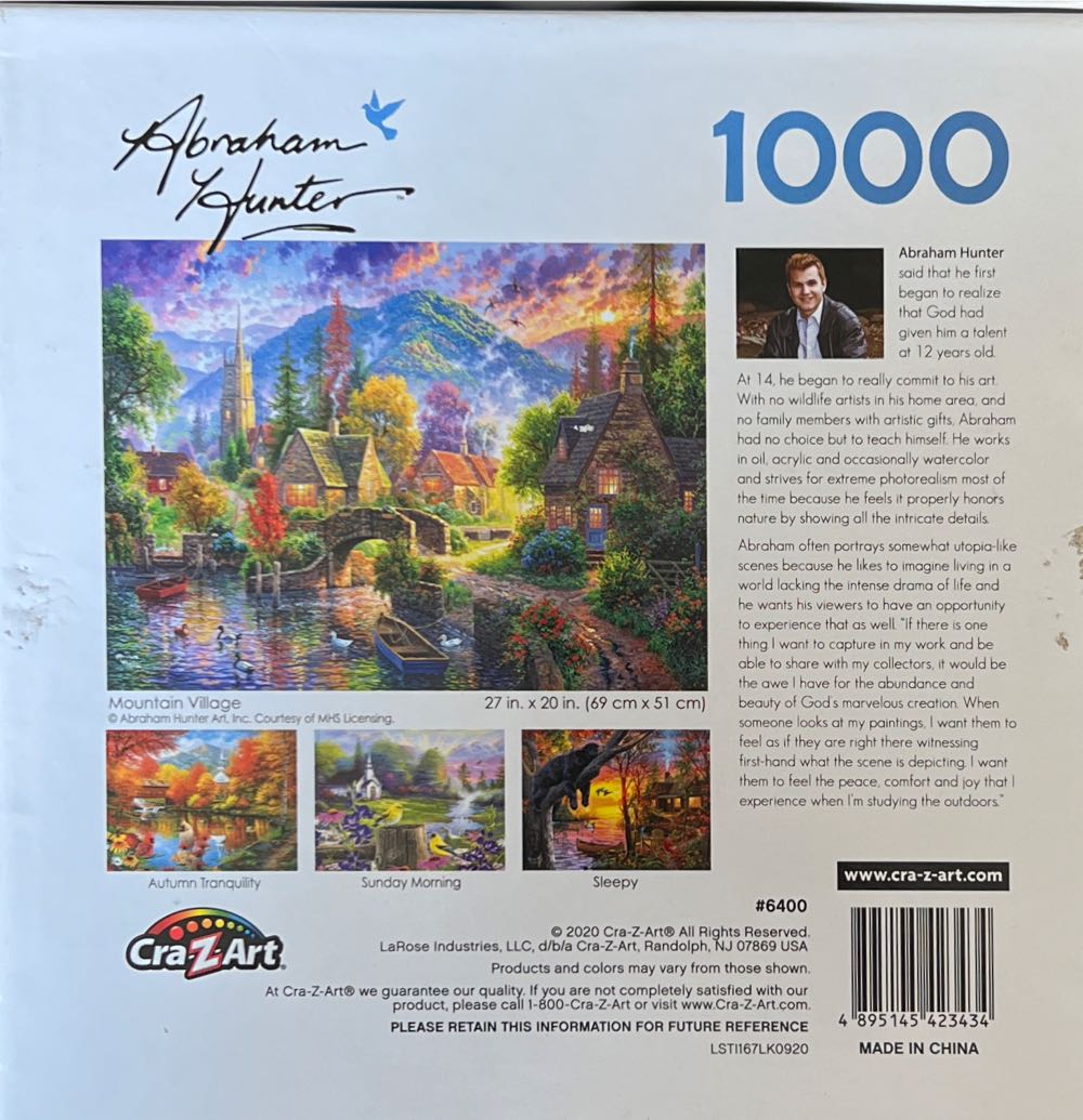 Mountain Village-duplicate - CraZArt puzzle collectible [Barcode 4895145423434] - Main Image 2