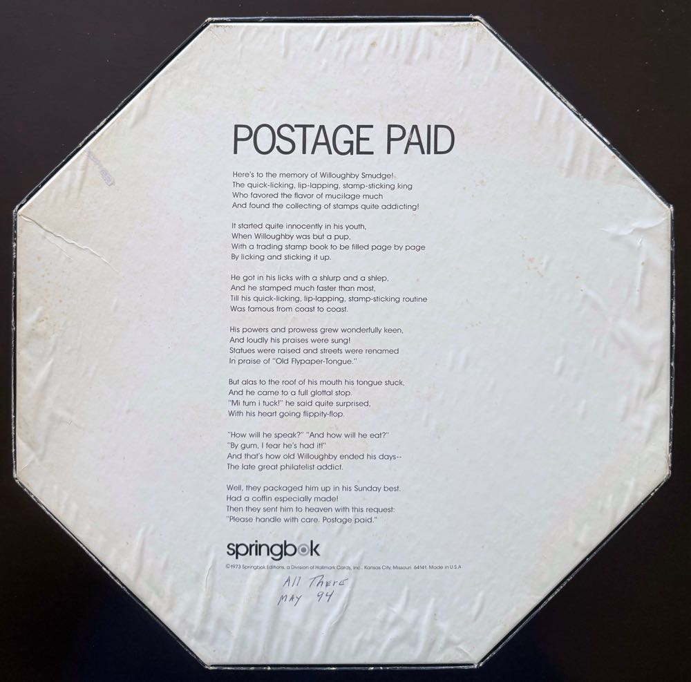 Postage Paid - Springbok (Vintage) puzzle collectible - Main Image 3