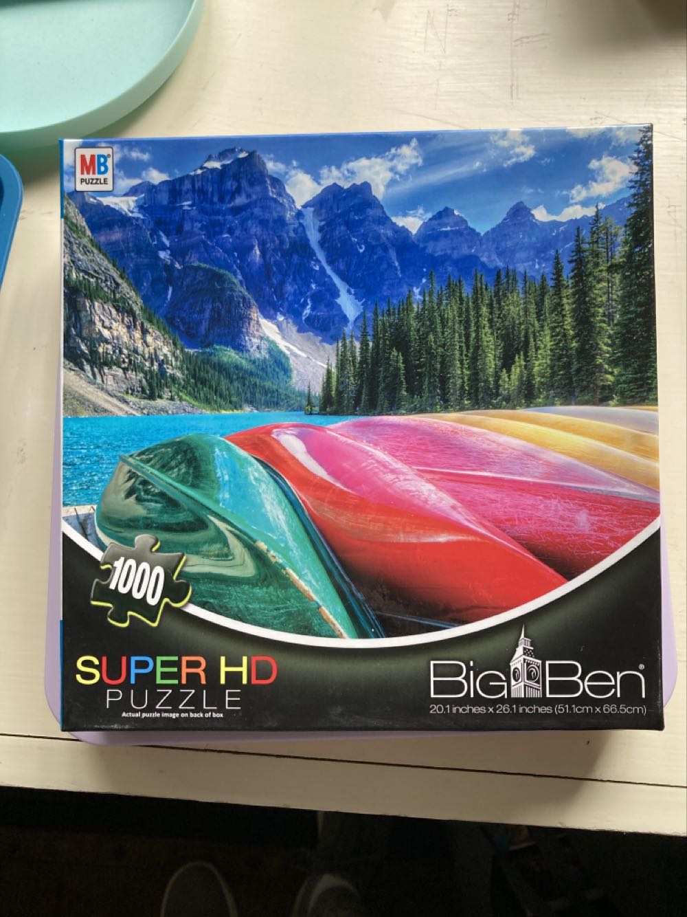 Canoes - Big Ben puzzle collectible [Barcode 047754380552] - Main Image 2