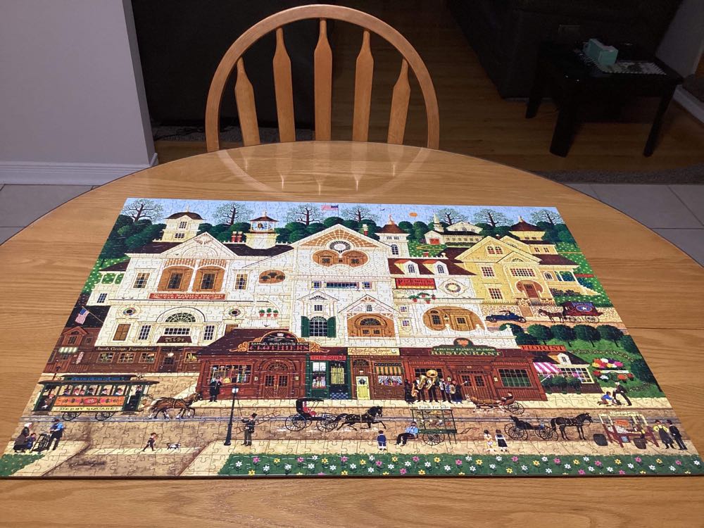 CW - Derby Square - Buffalo Games & Puzzles puzzle collectible [Barcode 079346114153] - Main Image 2