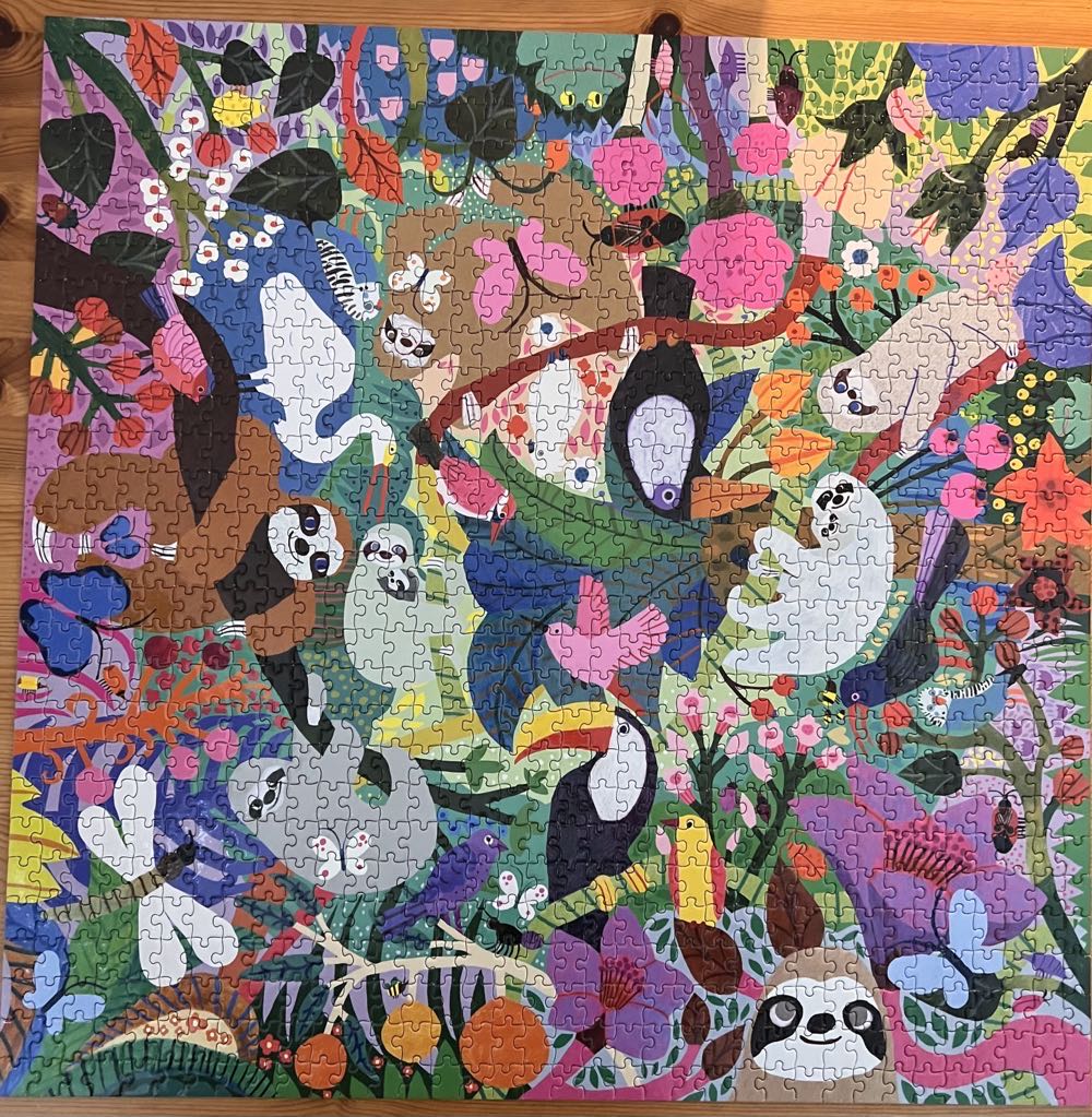 Sloths - Eeboo puzzle collectible [Barcode 689196508226] - Main Image 2