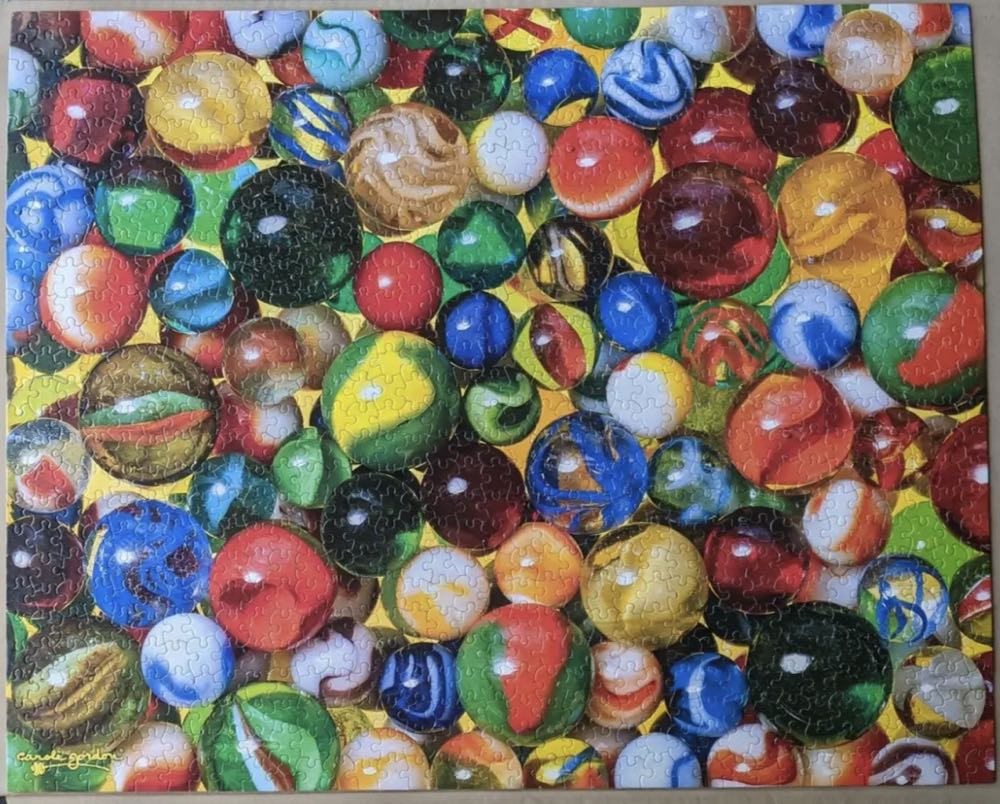 Lose Your Marbles  - White Mountain puzzle collectible [Barcode 724819254224] - Main Image 2