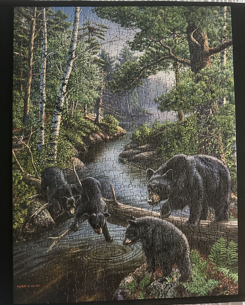 Bear Pause🆕🚪 - SunsOut puzzle collectible [Barcode 796780284289] - Main Image 3