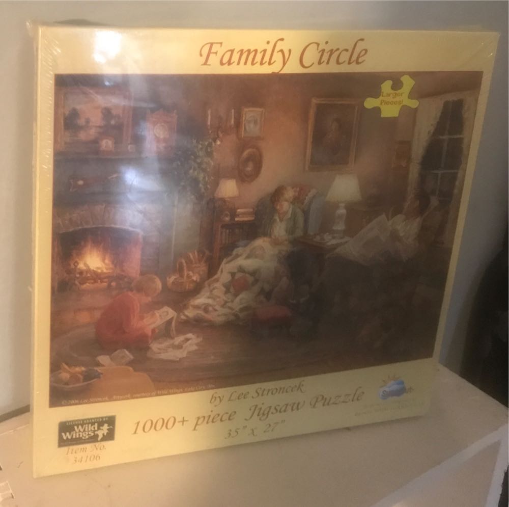 Family Circle - SunsOut puzzle collectible [Barcode 796780341067] - Main Image 2