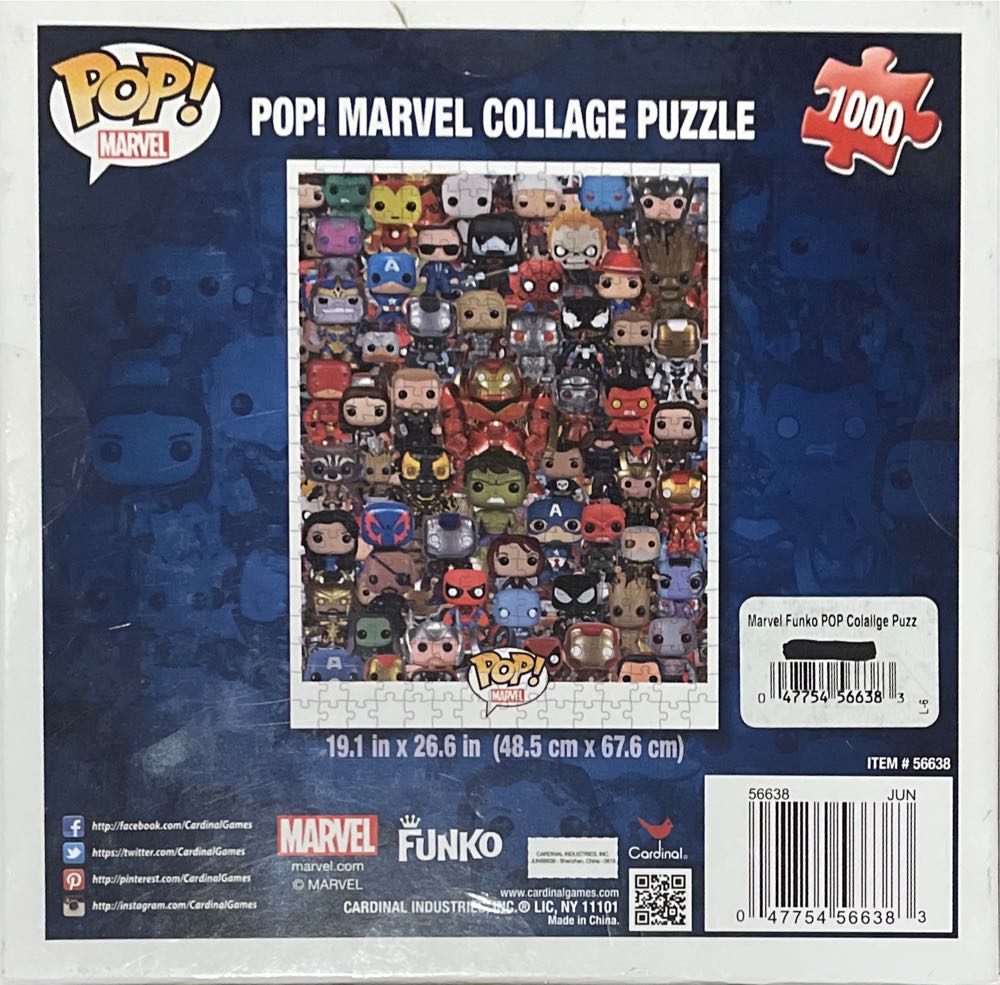 Marvel - Pop! Marvel Collage - Cardinal puzzle collectible [Barcode 047754566383] - Main Image 2