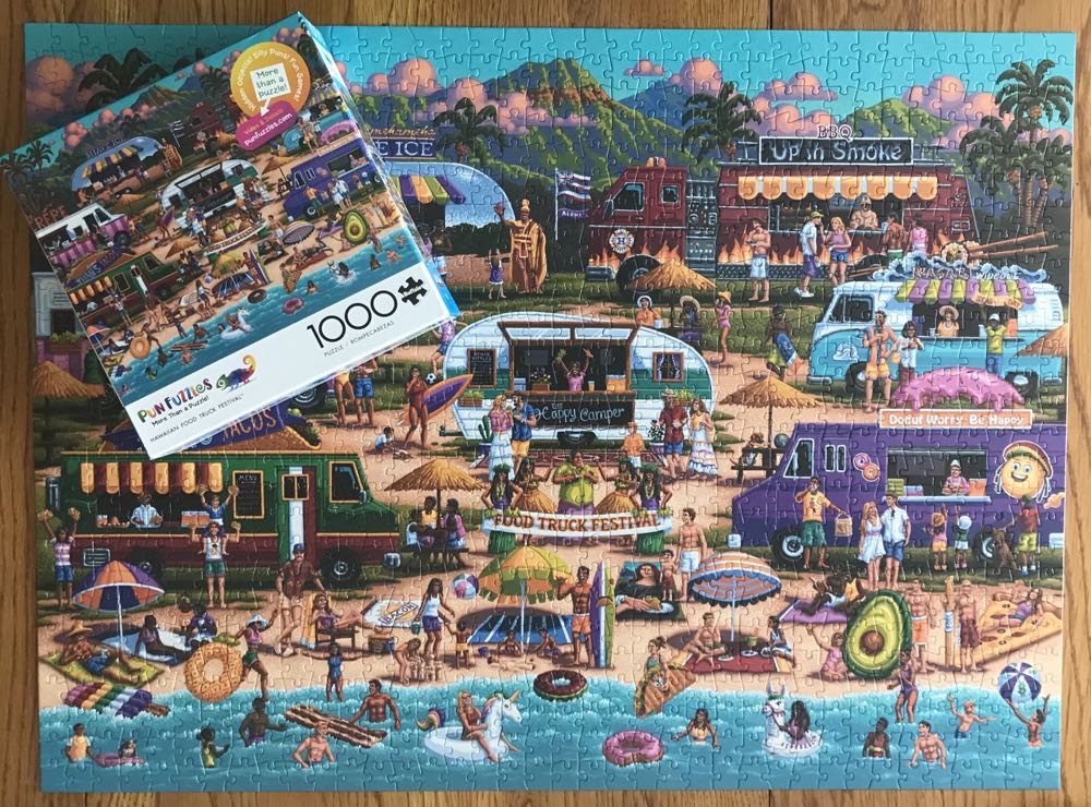 Hawaiian Food Truck Festival - Buffalo puzzle collectible [Barcode 079346112043] - Main Image 3