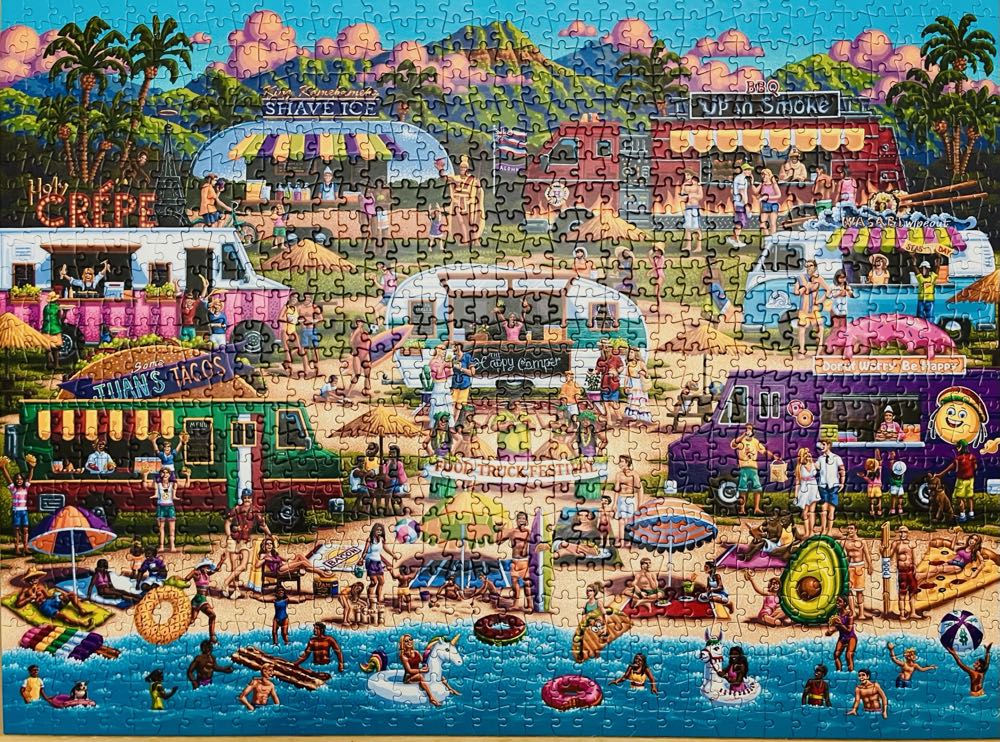 Hawaiian Food Truck Festival - Buffalo puzzle collectible [Barcode 079346112043] - Main Image 4